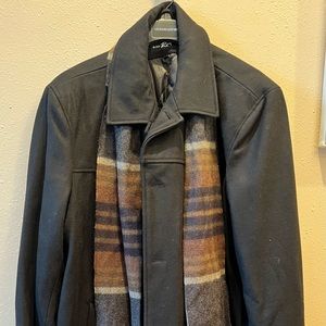 Black Rivet Trench Coat 3XLT